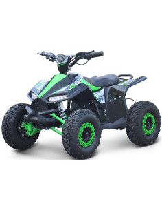Storm Renegade Ranger 1100w 48v Kids Ride On Electric Quad Bike, ATV For 5-7 Years Old, Green, pic1 2