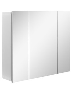 kleankin Wall Mounted Mirror Cabinet - White