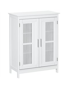 kleankin Modern Bathroom Floor Cabinet - White