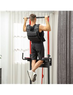 SPORTNOW 20KG Adjustable Weighted Vest, Running Weight Vest, with 30 Metal Weights, Reflective Strips, for Running, Exercise 2