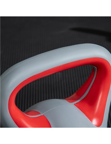 SPORTNOW Kettlebell, 14kg Kettle Bells with Handle for Home Gym Weight Lifting and Strength Training, Red and Grey - pic 160058 | FastDaddyshop