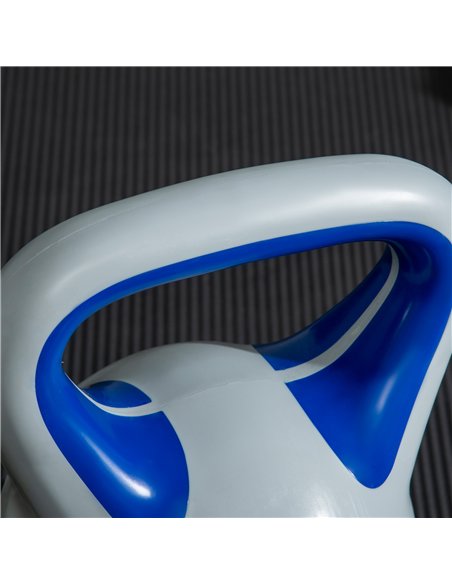 SPORTNOW Kettlebell, 12kg Kettle Bells with Handle for Home Gym Weight Lifting and Strength Training, Dark Blue and Grey - pic 160067 | FastDaddyshop