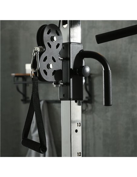 SPORTNOW Home Gym Machine, Multifunctional Gym Equipment with High and Low Pulleys, Pull Up Bar, 15-Position Adjustable Strength - pic 160101 | FastDaddyshop