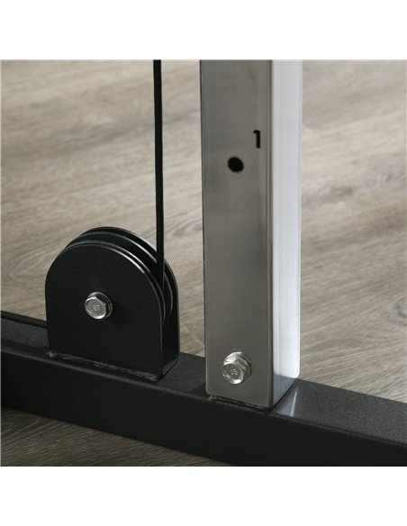 SPORTNOW Home Gym Machine, Multifunctional Gym Equipment with High and Low Pulleys, Pull Up Bar, 15-Position Adjustable Strength - pic 160103 | FastDaddyshop