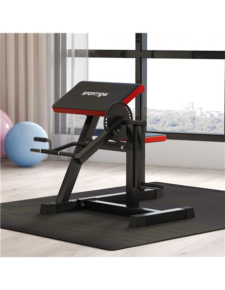 SPORTNOW Adjustable Preacher Curl Bench, Multi-Functional Weight Bench with Handlebar and Elbow Cushion for Home and Outdoor Gym - pic 160105 | FastDaddyshop