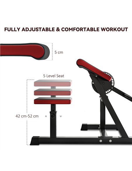 SPORTNOW Adjustable Preacher Curl Bench, Multi-Functional Weight Bench with Handlebar and Elbow Cushion for Home and Outdoor Gym - pic 160108 | FastDaddyshop