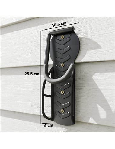 SPORTNOW 8 Pack Bike Rack, Wall Mounted Bicycle Hanger Hook, Foldable Garage Bike Wall Rack, Bicycle Storage Holder for Indoor O