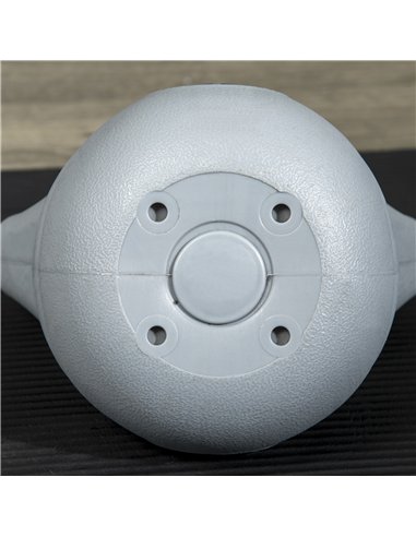 SPORTNOW Kettlebell, 6kg Kettle Bells with Handle for Home Gym Weight Lifting and Strength Training, Purple and Grey