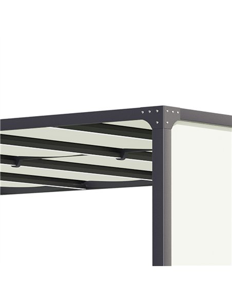 Outsunny 3 x 4m Outdoor Garden Pergola - Cream White - pic 160336 | FastDaddyshop