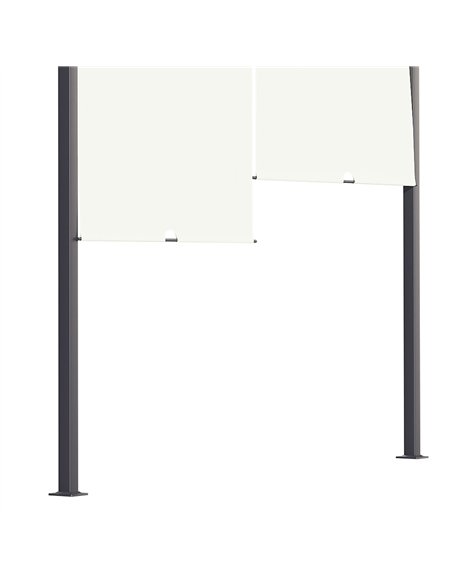 Outsunny 3 x 4m Outdoor Garden Pergola - Cream White - pic 160337 | FastDaddyshop