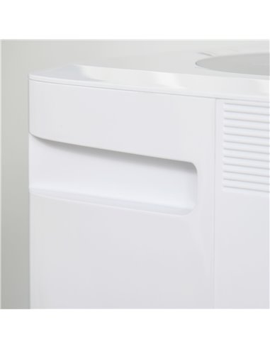 Homcom Mobile Air Conditioner with Timer, Remote, LED Display, 1120W, White