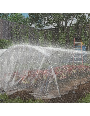 Outsunny 6 X 10m Heavy Duty (150um/6mil) Polypropylene Greenhouse Cover Replacement, UV Resistant Waterproof Plastic Polytunnel 