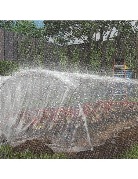 Outsunny 6 X 10m Heavy Duty (150um/6mil) Polypropylene Greenhouse Cover Replacement, UV Resistant Waterproof Plastic Polytunnel  - pic 160741 | FastDaddyshop