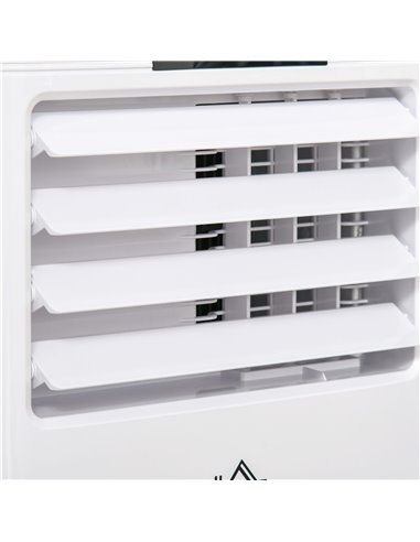 Homcom 7000 BTU Mobile Air Conditioner with Timer, Remote, LED Display, 792W, White