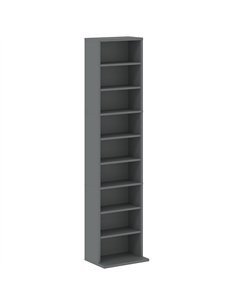 HOMCOM 260 Narrow CD Storage Unit - Grey