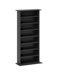 HOMCOM 360 CD Storage Unit - Black