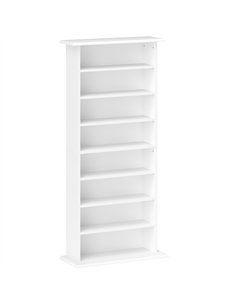 HOMCOM 360 CD Storage Unit - White