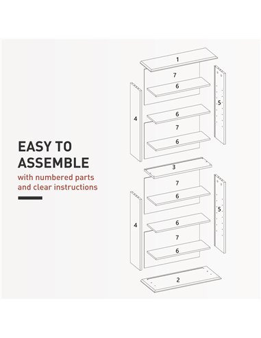 HOMCOM 360 CD Storage Unit - White