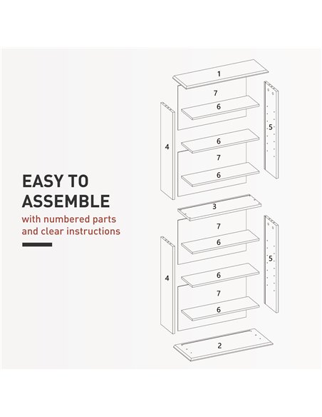 HOMCOM 360 CD Storage Unit - White - pic 161037 | FastDaddyshop