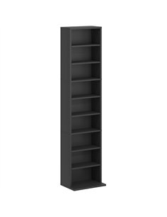 HOMCOM 260 Narrow CD Storage Unit - Black