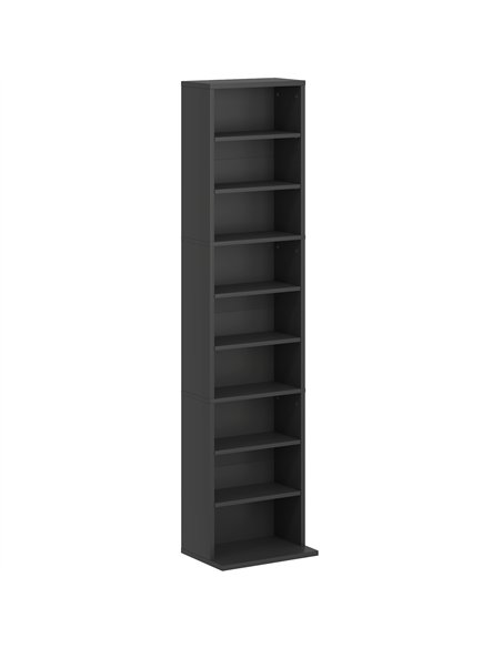 HOMCOM 260 Narrow CD Storage Unit - Black - pic 161067 | FastDaddyshop