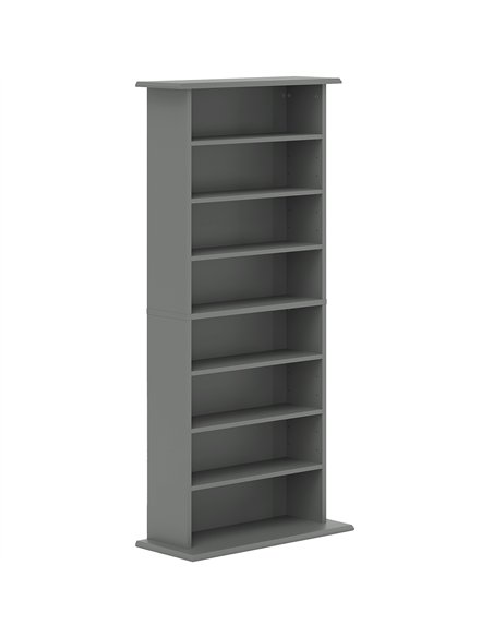 HOMCOM 360 CD Storage Unit - Grey - pic 161085 | FastDaddyshop