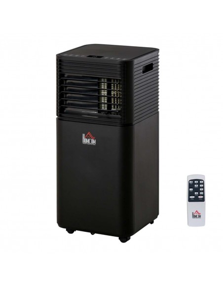 Homcom Mobile Air Conditioner with Remote Control, Timer, LED Display, Auto Shut-Down 860W, Black - pic 16109 | FastDaddyshop