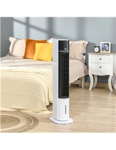 Homcom 41" Bladeless Air Cooler, Humidifier with Remote Controller, Timer 2