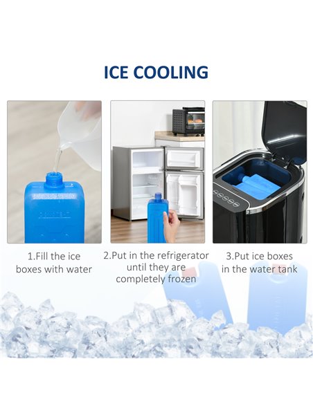 HOMCOM 42" Portable Air Cooler, Humidifier Evaporative Ice Cooling Fan Water Conditioner Unit w/3 Modes, Remote Controller, Time - pic 16145 | FastDaddyshop