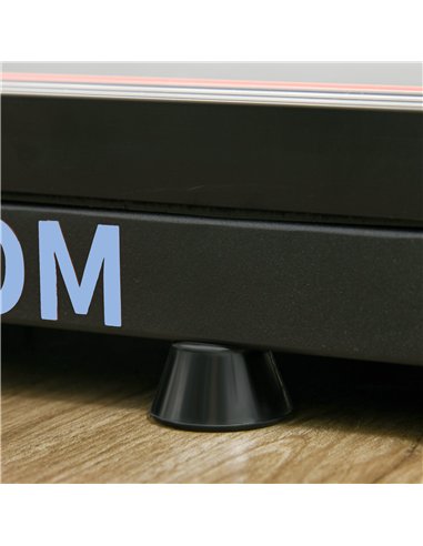 HOMCOM Foldable Walking Treadmill, with LED Display and Wheels, for Home, Office, Gym, Blue
