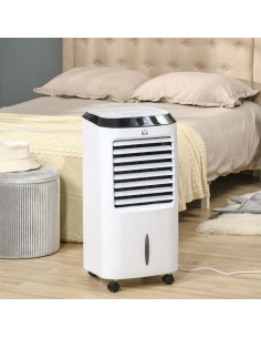 Homcom Portable Air Cooler, Water Conditioner, Humidifier Unit with 3 Speed, Remote, Timer 2
