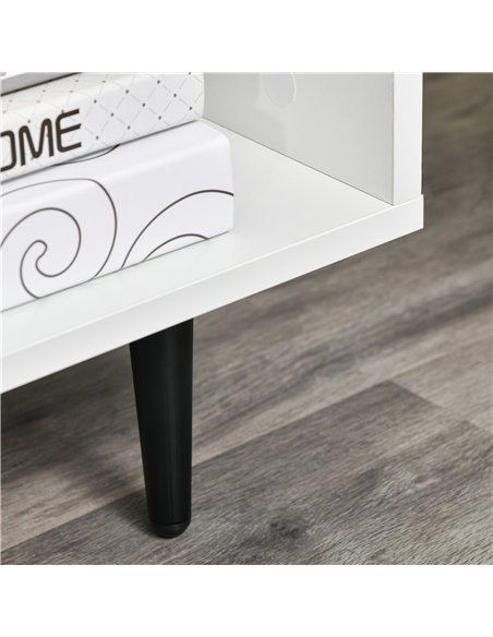 HOMCOM TV Stand Cabinet for TVs up to 60 Inches - White - pic 161830 | FastDaddyshop