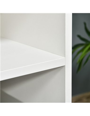 HOMCOM TV Stand Cabinet for TVs up to 60 Inches - White