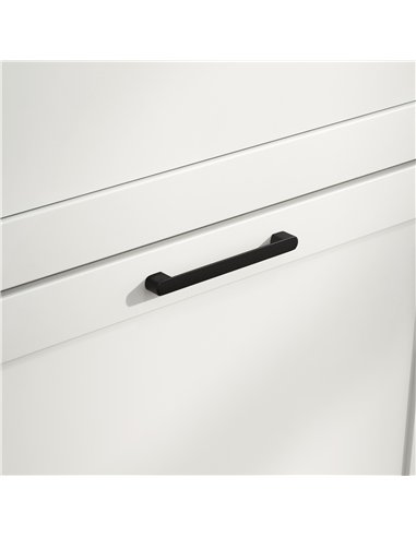 HOMCOM Modern Shoe Cabinet with 2 Flip Drawers and Adjustable Shelves, Narrow Shoe Storage Cabinet with Open Compartment, Holds 