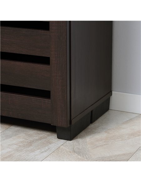 HOMCOM 15 Shoe Storage Cabinet - Wood-Effect - pic 161911 | FastDaddyshop