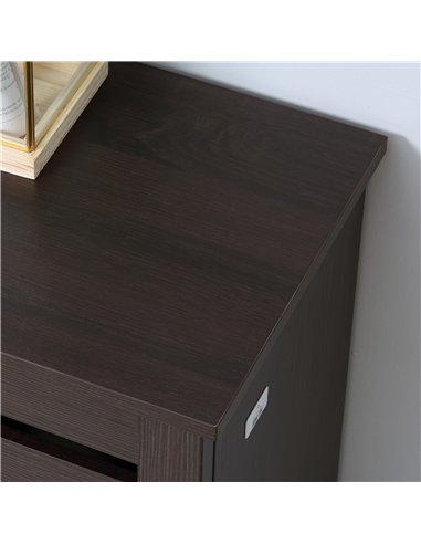 HOMCOM 15 Shoe Storage Cabinet - Wood-Effect