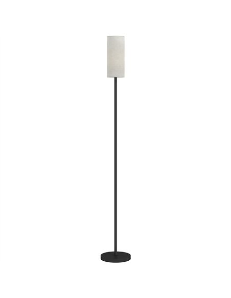 HOMCOM Floor Lamp for Living Room, Modern Standing Lamp with Linen Shade & Foot Switch, Minimalist Tall Pole Lampshade for Bedro - pic 162372 | FastDaddyshop