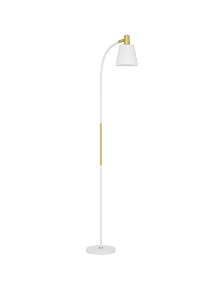 HOMCOM Floor Lamp for Living Room, Spotlight Reading Standing Lamp with Adjustable Height, Rocker on/off Switch, Indoor Task Lig - pic 162381 | FastDaddyshop