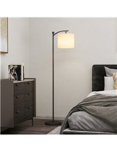 HOMCOM LED Floor Lamp, Stepless Dimmable Reading Standing Lamp with Magnetic Remote Control and 11 Colours Temperature & 11 Brig 2
