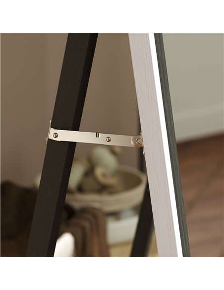 HOMCOM 162.6 cm Two-Tone Full Length Mirror - White/Grey-Tone - pic 162658 | FastDaddyshop
