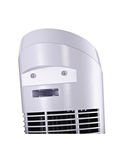 HOMCOM 30" Oscillating Tower Fan 3 Speed Mode Ultra Slim Indoor Air Refresher Cooling Machine Noise Reduction - White