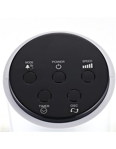HOMCOM 38'' Freestanding Tower Fan, 3 Speed 3 Mode, 12h Timer, 70 Degree Oscillation, LED Panel, 5M Remote Controller, White