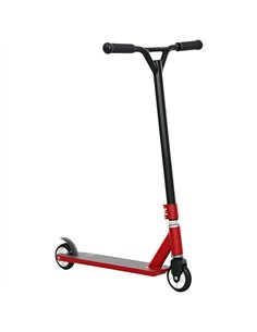 HOMCOM Stunt Scooter, 360° Entry Level Tricks Scooter w/ Lightweight Aluminium Deck and ABEC 7 Bearing, For Age 14+ Beginners, R