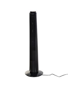 Homcom 36" Oscillating Tower Fan with Remote Control, 3 Speed, Quiet Cooling Fans, Black