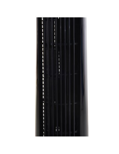 HOMCOM 36" Tower Fan Oscillating 3 Speeds w/ Remote Control Timer Moving Head Quiet Operation Home Office Bedroom Black - 92H cm