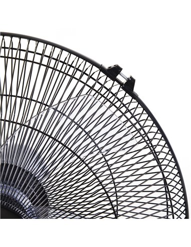 Homcom Pedestal Oscillating Fan with Remote Control, Adjustable Height, 3 Speed, Timer, Black