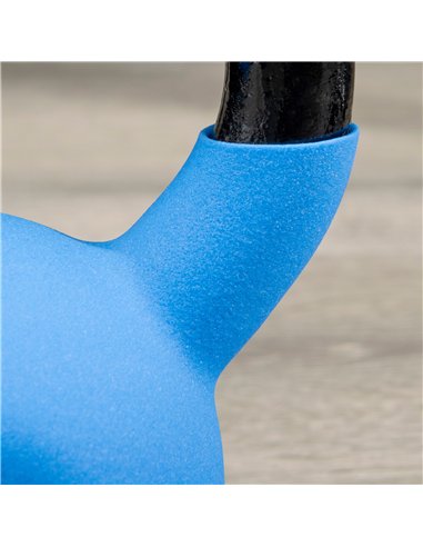 HOMCOM Soft Kettlebell, 8kg Kettle Bell with Non-Slip Handle for Home Gym Weight Lifting and Strength Training, Blue