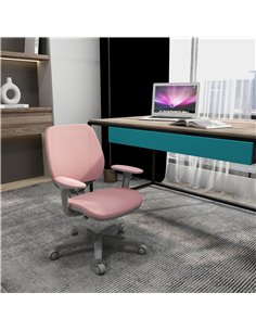 Vinsetto Office Chair, Breathable Mesh Swivel Desk Chair with Adjustable Height and  360° Swivel Security Wheels for Home Office 2