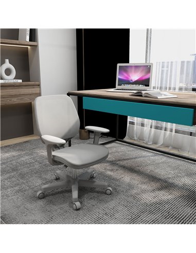 Vinsetto Office Chair, Breathable Mesh Swivel Desk Chair with Adjustable Height and  360° Swivel Security Wheels for Home Office
