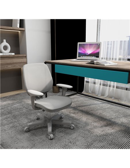 Vinsetto Office Chair, Breathable Mesh Swivel Desk Chair with Adjustable Height and  360° Swivel Security Wheels for Home Office - pic 163425 | FastDaddyshop
